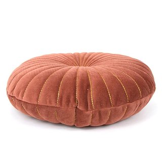 Oosters kussen fluweel marsala