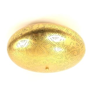 Grote gouden filigrain plafonnière