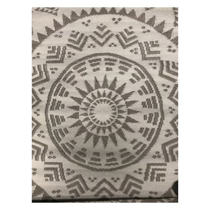 Wonder Rugs Rond buitenkleed grijs taupe