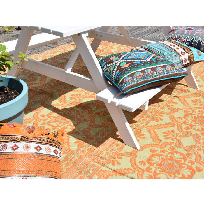 Wonder Rugs Groot buitenkleed bruin