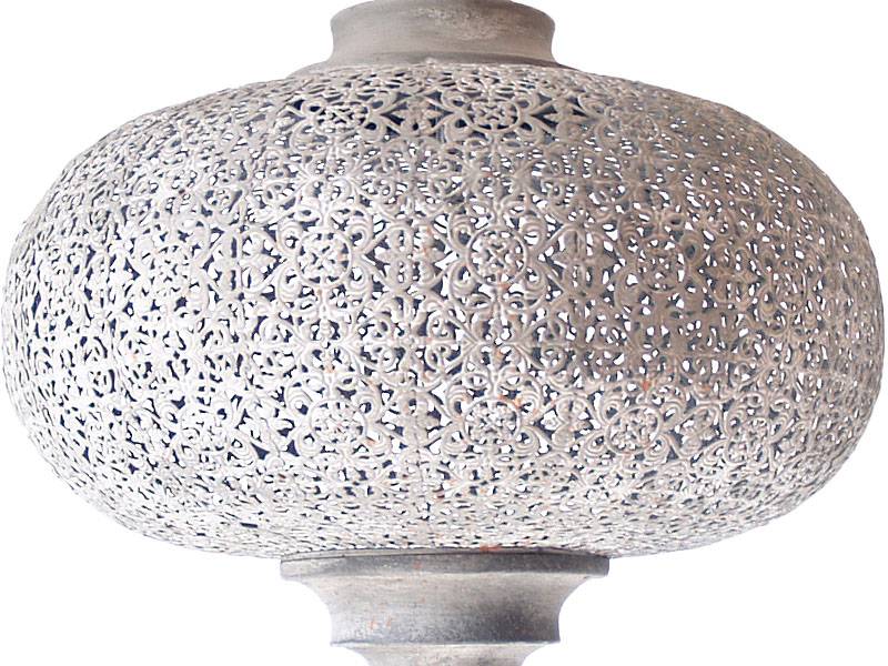 Grijze oosterse hanglamp