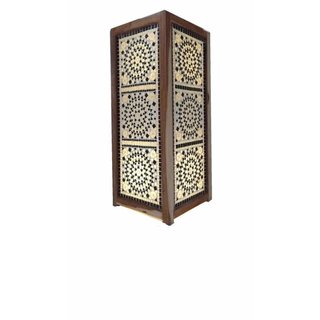 Arabische vloerlamp zwart wit