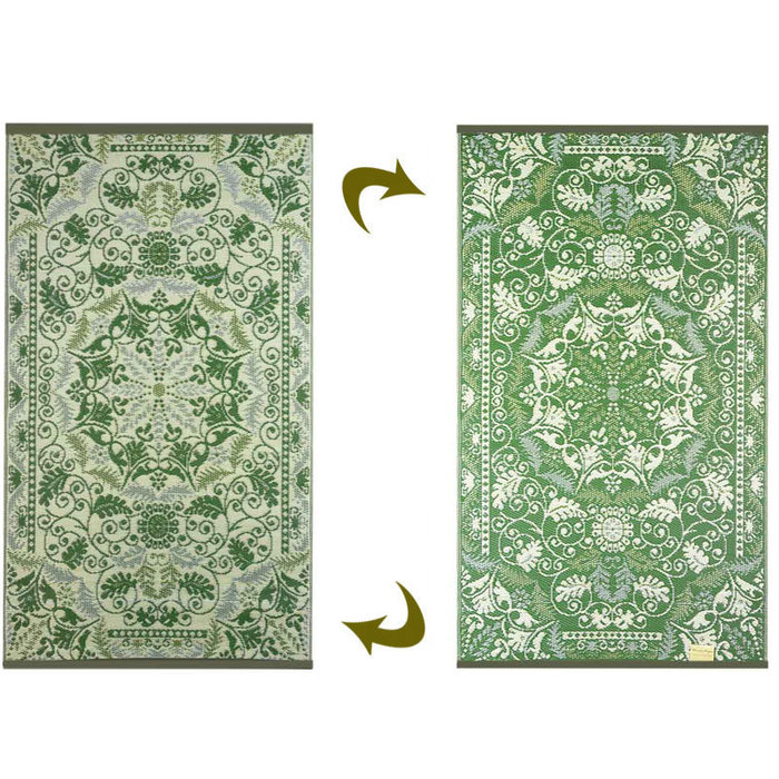 Wonder Rugs Groen met goud tuinkleed