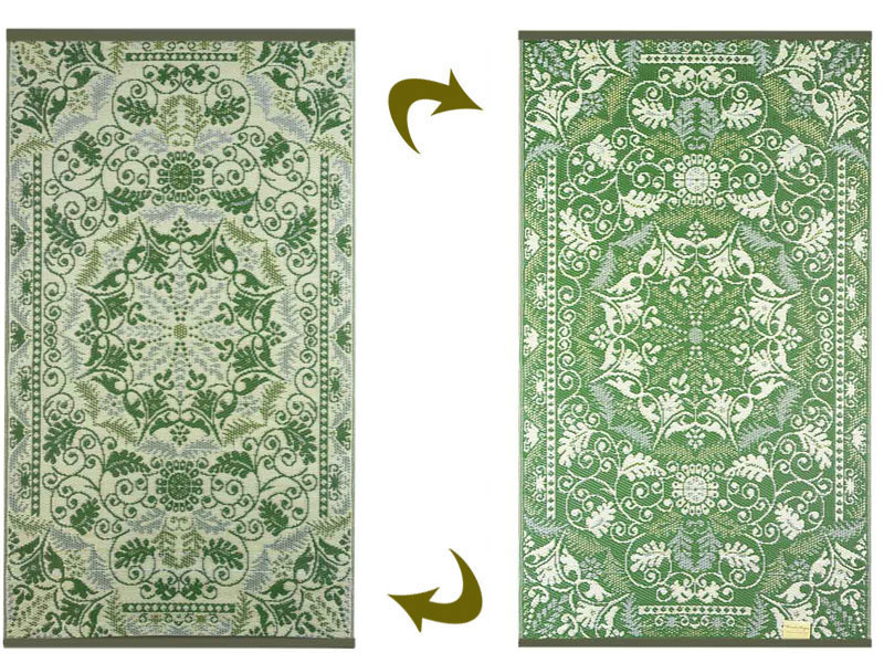 Wonder Rugs Groen met goud tuinkleed