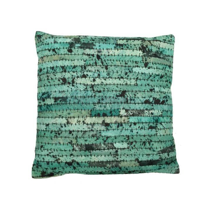 Kussen vierkant leer 50 x 50 cm