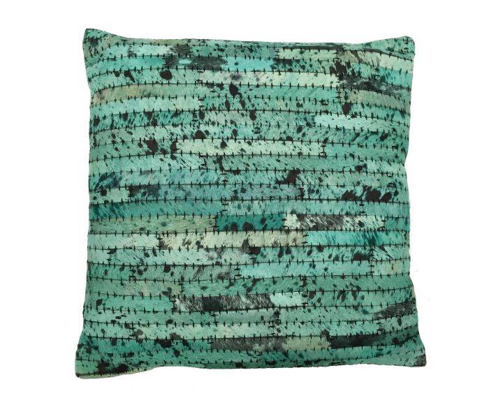 Kussen vierkant leer 50 x 50 cm