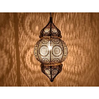 Filigrain gouden hanglamp