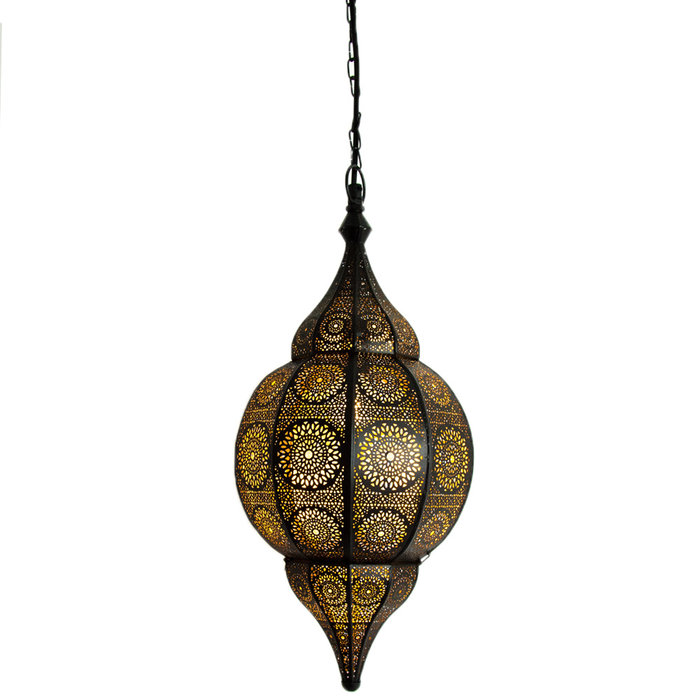1001nacht hanglamp zwart goud