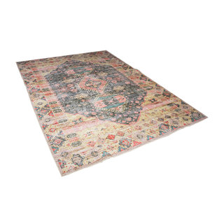 Roze kelim vloerkleed