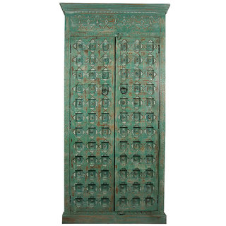 Indiase turquoise kast