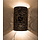 Mat zwarte oosterse wandlamp