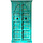 Turquoise bohemian kast