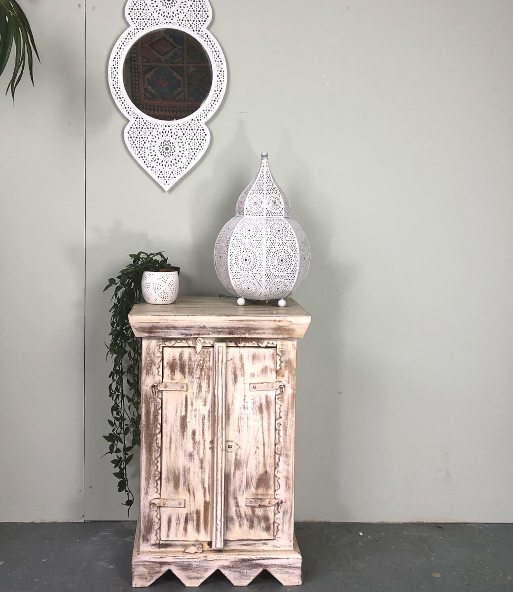 1001nacht witte wash tafellamp