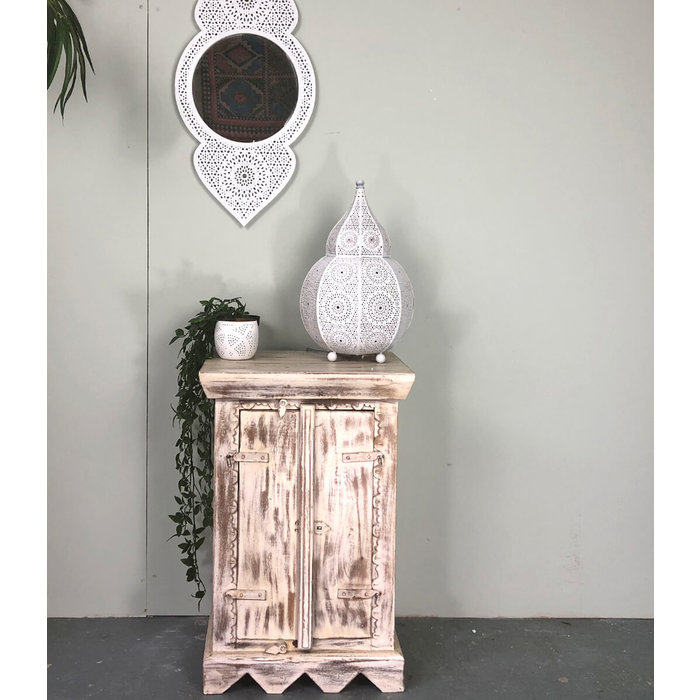 1001nacht witte wash tafellamp