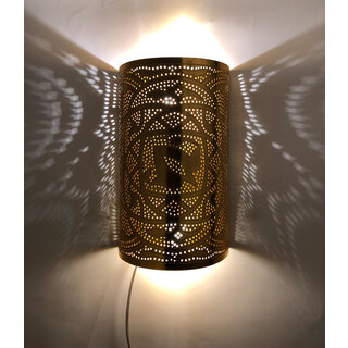 Gouden Marokkaanse wandlamp