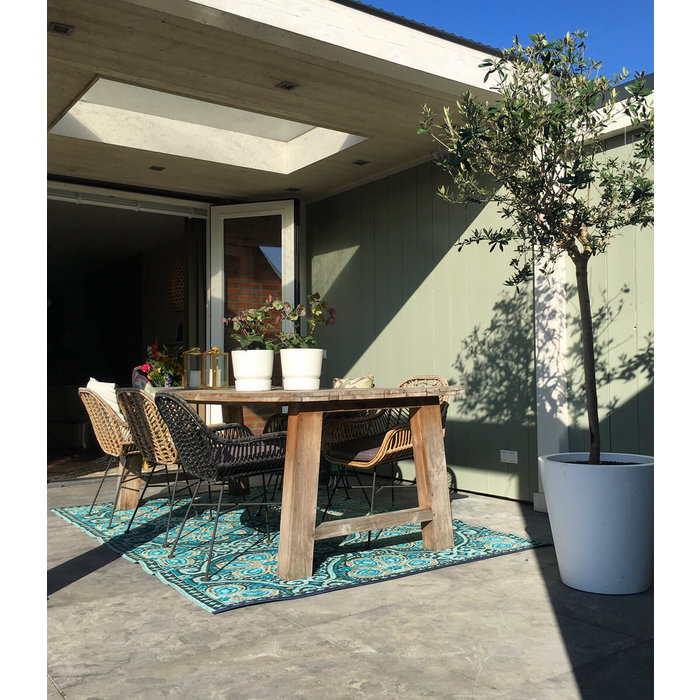 Wonder Rugs Blauw groot magisch buitenkleed