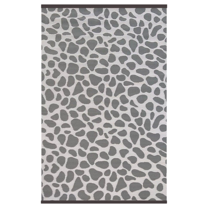 Buitenkleed grijze pebbles