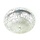 Plafonniere 50 cm zilver vintage