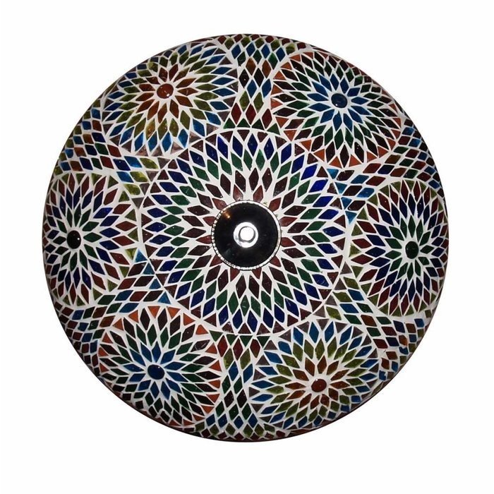 Turkse plafonniere mozaiek van gekleurd glas