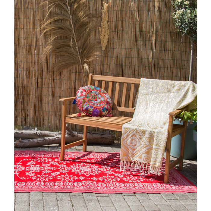 Wonder Rugs Buitenkleed medium rood /roze