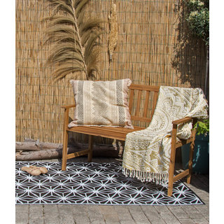 Wonder Rugs Buitenkleed zwart wit