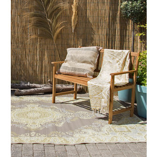 Wonder Rugs Perzisch taupe buitenkleed