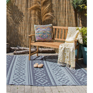 Dubbel grijs design buitenkleed