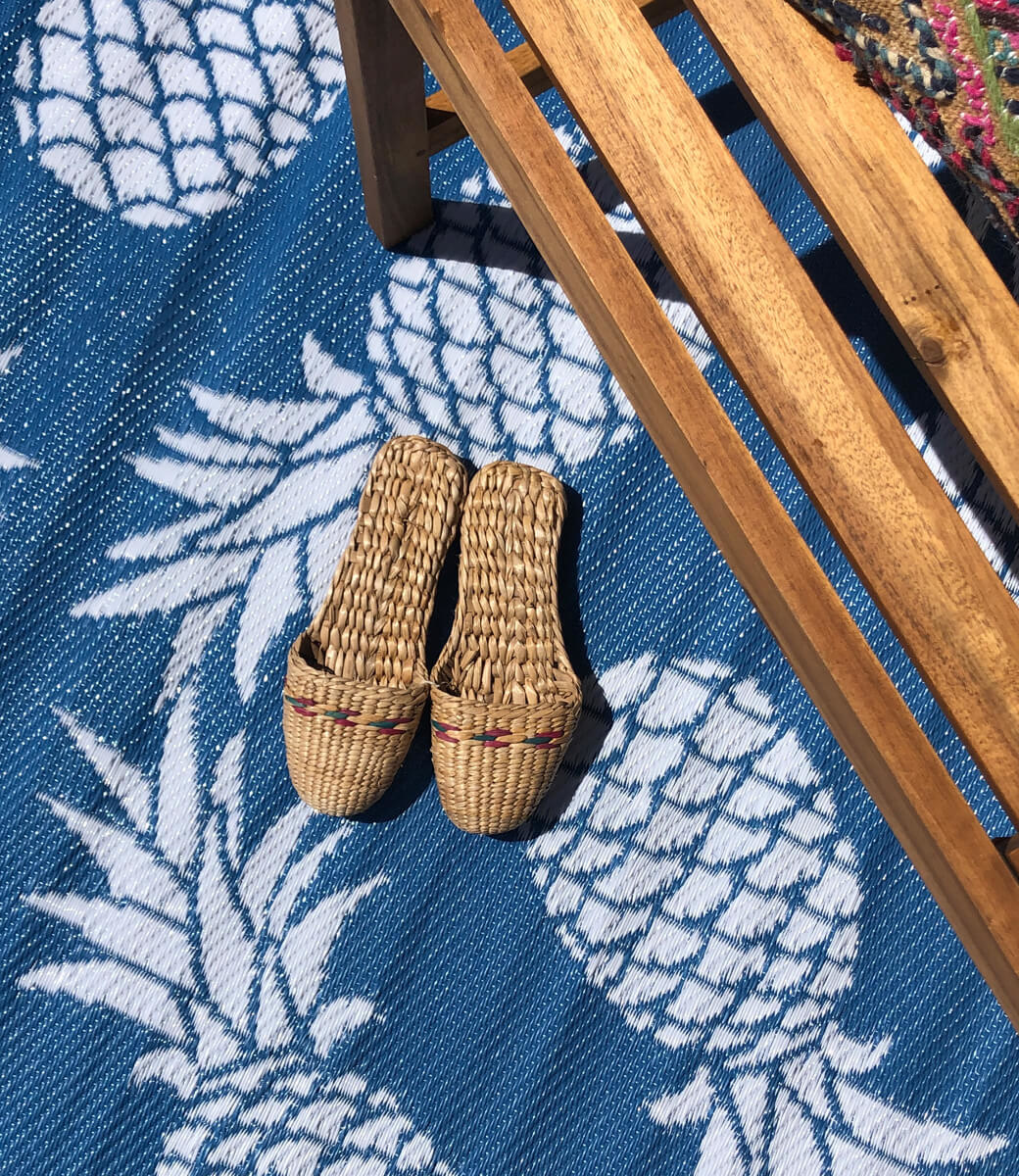 Plastic vloerkleed ananas