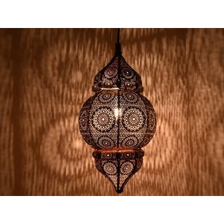 Filigrain hanglamp zilver