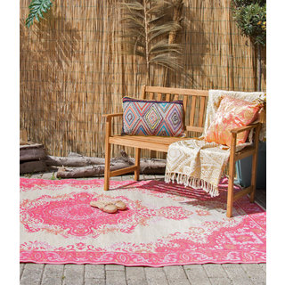 Wonder Rugs Oud roze buitenkleed