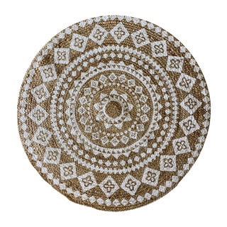 Rond jute vloerkleed