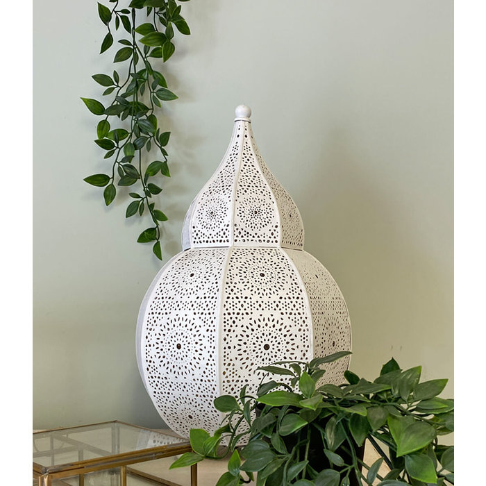 1001nacht witte wash tafellamp