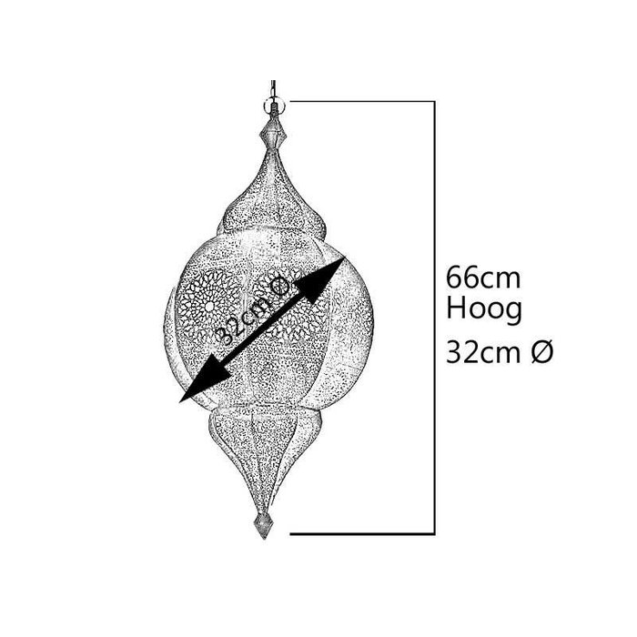 1001 nacht hanglamp filigrain