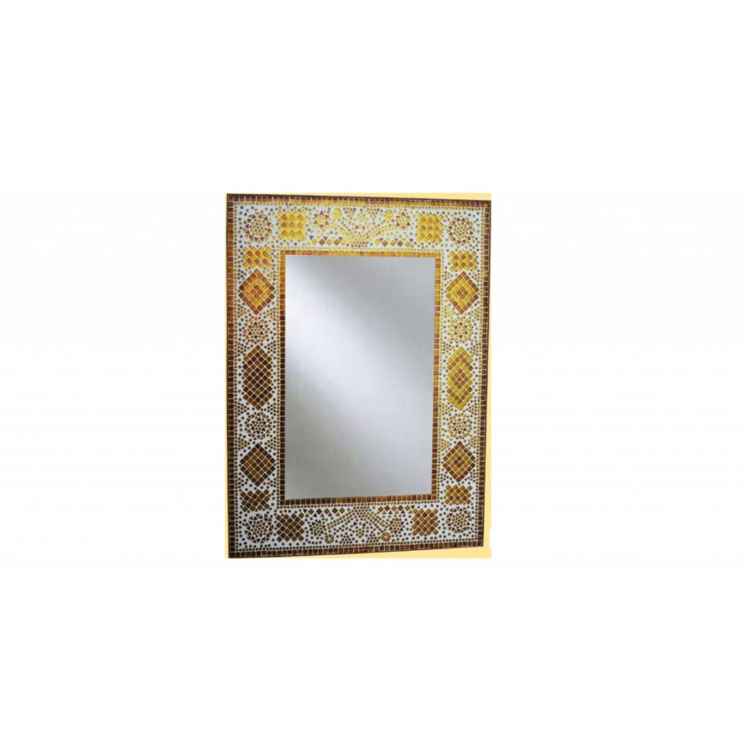 Ampère Inactief Vertrouwelijk Oosterse spiegel bruin goud mozaïek glas - Merel in Wonderland