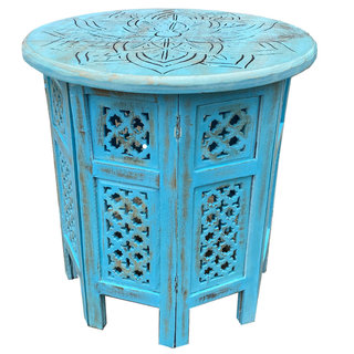 Oosterse koffietafel blauw