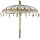 Oosterse witte parasol Bali met goud