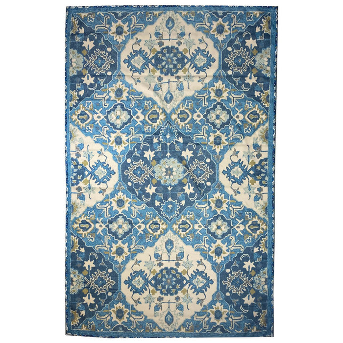 Wonder Rugs Buitenkleed delfsblauw oriëntaals