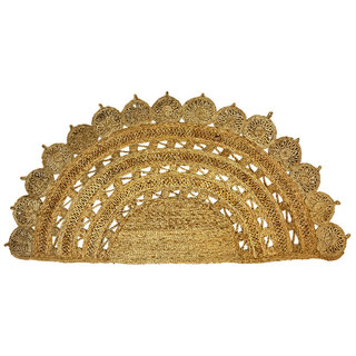 Wanddecoratie jute hoofdeinde bed