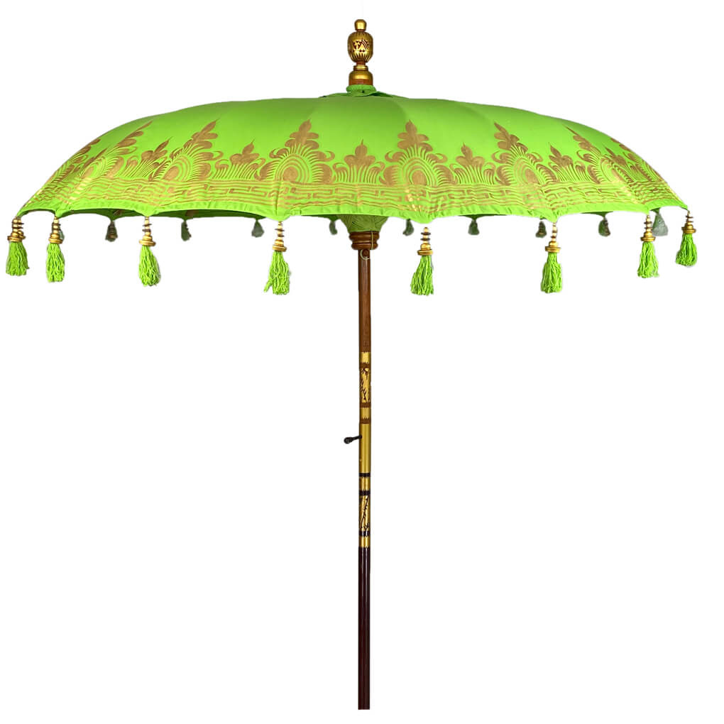 parasol licht groen - Merel in Wonderland