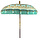 Turquoise Ibiza parasol gold