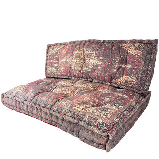 Kelim rood palletkussen