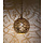Globe hanglamp wit goud