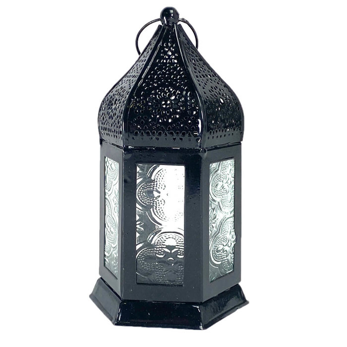 Buiten lantaarn zwart