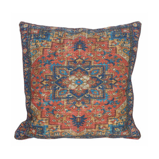 Kleurrijk kussen kelim