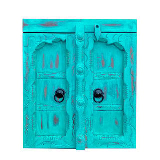 Badkamerkastje turquoise