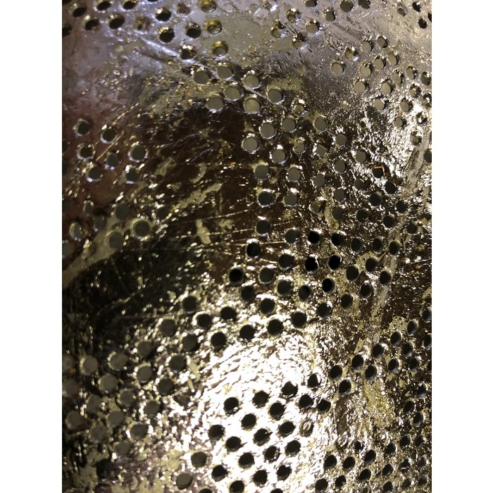 Plafonniere 50 cm zilver vintage