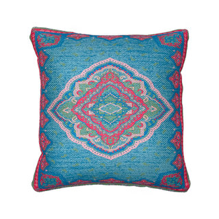 Wonder Rugs Kelim kussen mila turquoise