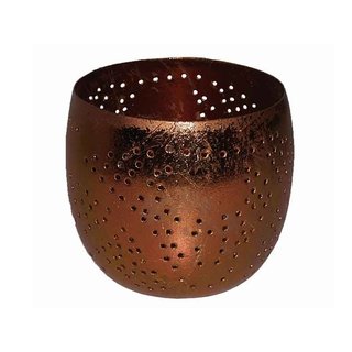 Waxinehouder filigrain koper