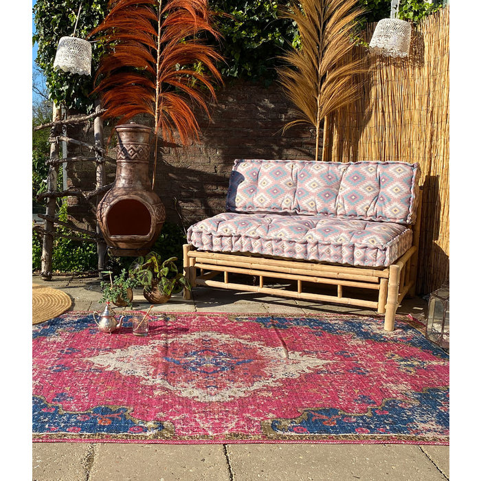 Wonder Rugs Buitenkleed perzisch roze