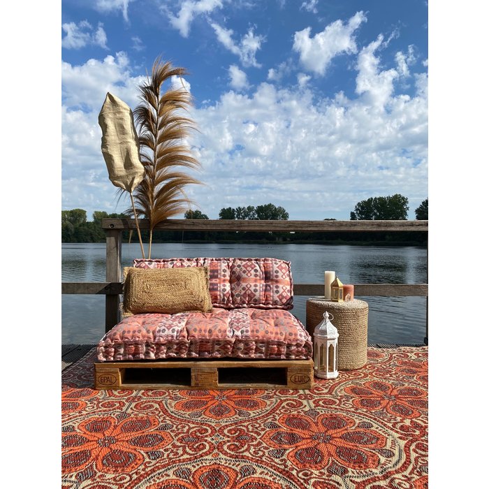 Palletkussen - summer orange